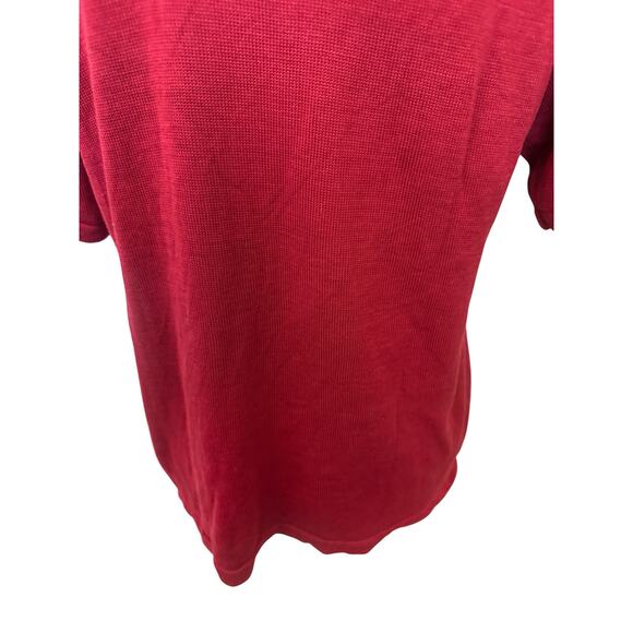 Vintage Chaus Petites 100% Silk Red Rounded Neck Pullover. M - Picture 8 of 9